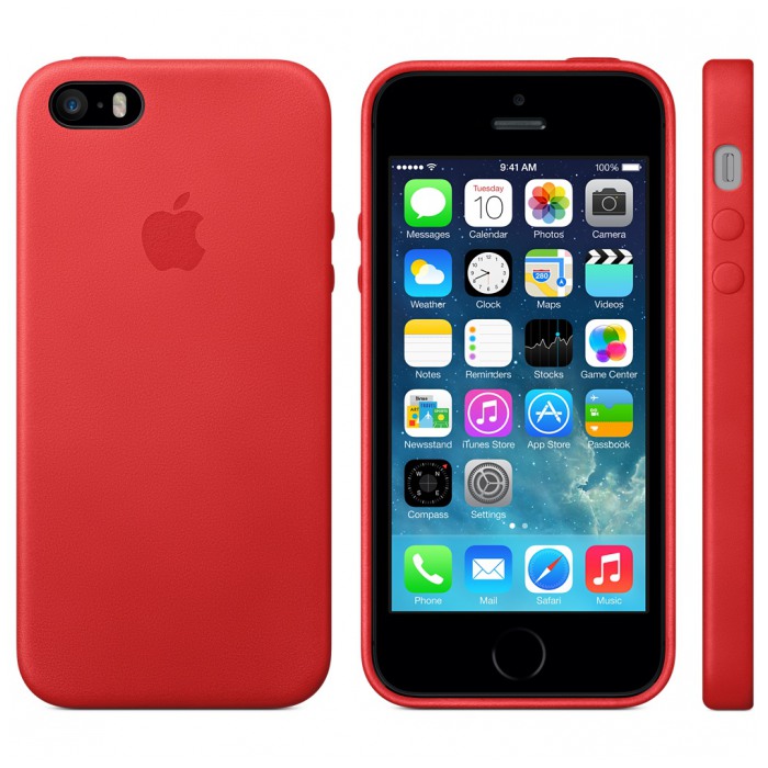 картинка Чехол Apple Case for iPhone 5s Red (MF046) от магазина КомпьютерЦентр