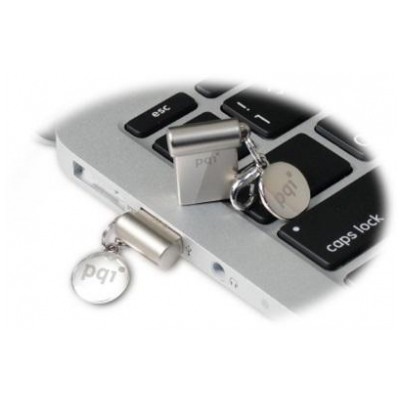 картинка Флешка USB PQI 16Gb I-Stick Mini Mac Silver (6831-016GR106A) от магазина КомпьютерЦентр