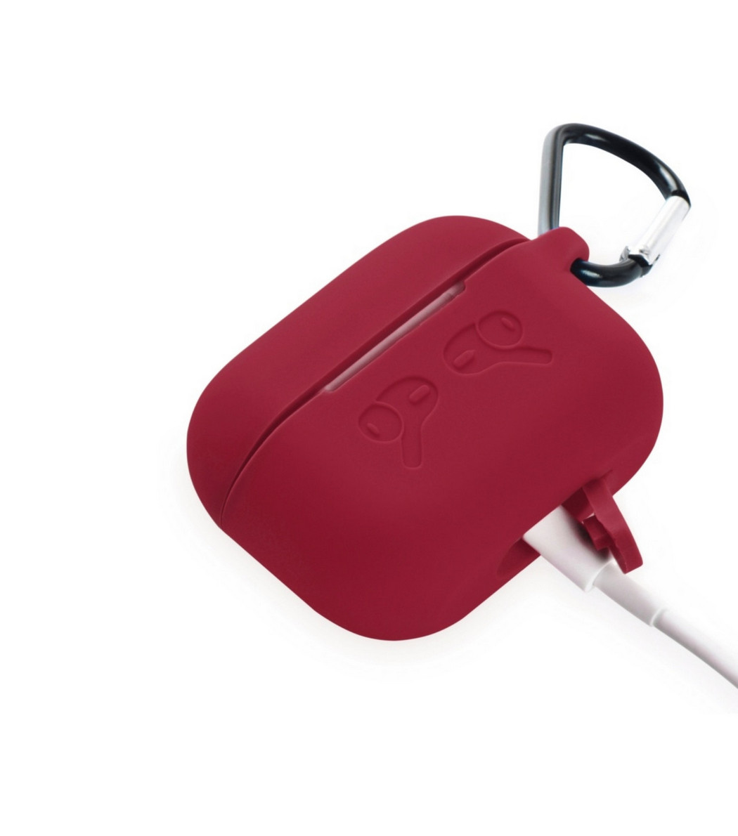 картинка Чехол Gurdini Soft Touch для Apple Airpods Pro Bordeaux от магазина КомпьютерЦентр