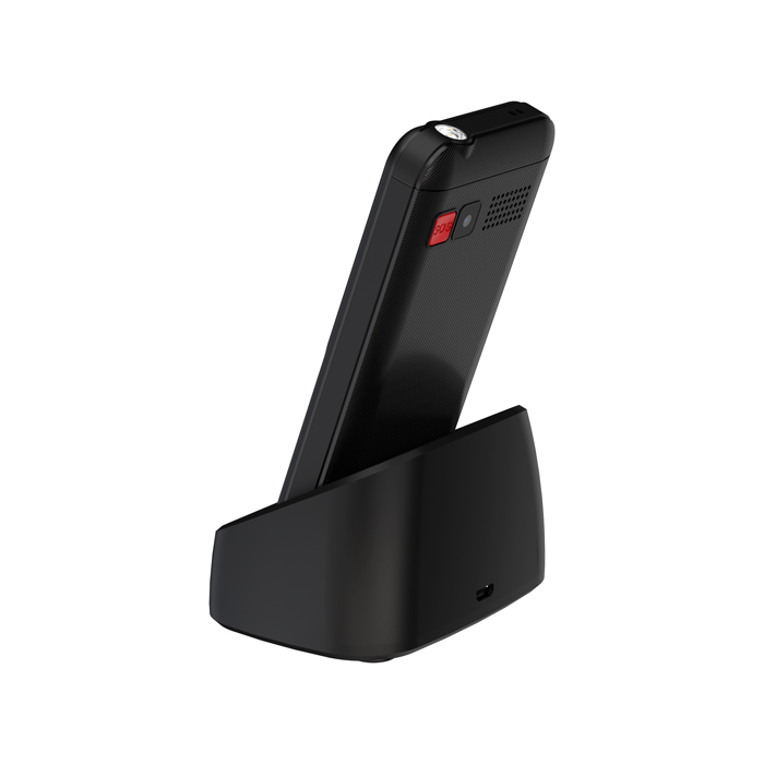картинка Телефон мобильный Maxvi B231ds Black 2.31'', TN (TFT) 320x240, Bluetooth, FM-радио, 0.3Mpix, 1400 мА*ч, фонарик, 2-Sim от магазина КомпьютерЦентр