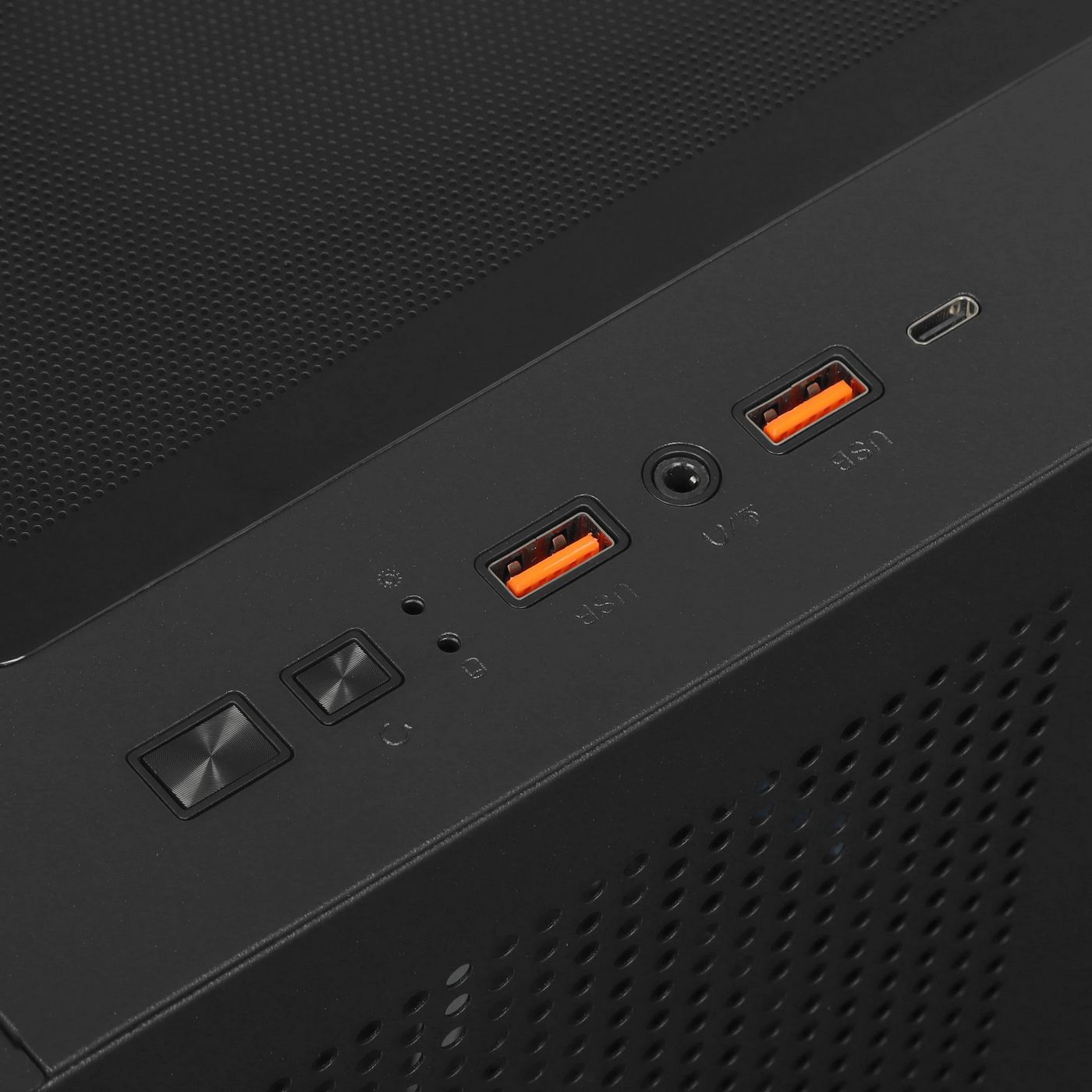 картинка Корпус Cougar FV150 Mini RGB Mini-tower, Black, 3x120mm RGB fan, 2xUSB 3.0, Type-C, no PSU от магазина КомпьютерЦентр