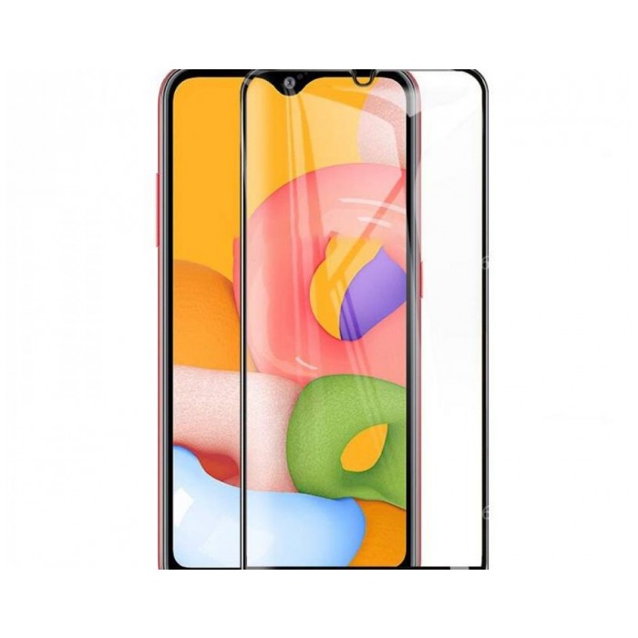 картинка Стекло бронь Full для Samsung A40/ A01 Black от магазина КомпьютерЦентр