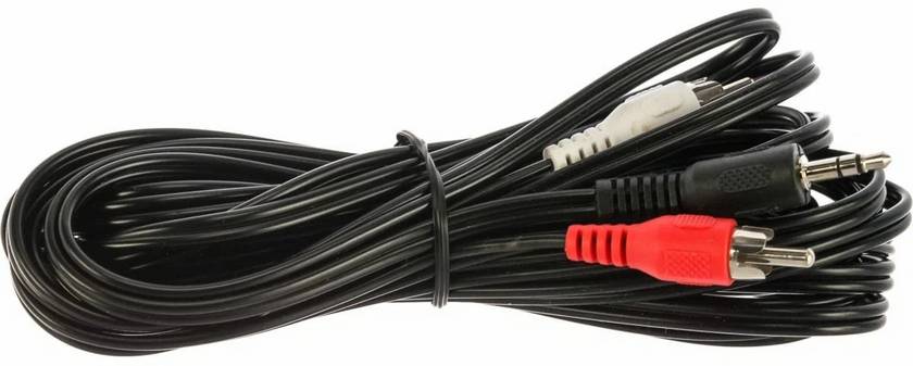 картинка Кабель Кабель аудио Gembird, джек3.5 /  2xRCA, 5.0м CCA-458-5M от магазина КомпьютерЦентр