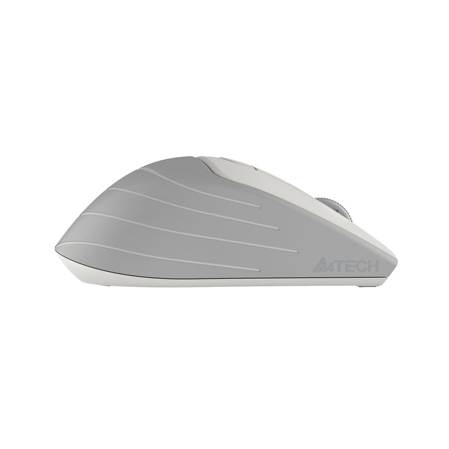 картинка Мышка A4tech Fstyler FG30S Wireless Silent White-Gray от магазина КомпьютерЦентр