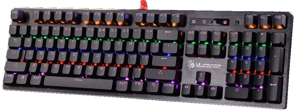 картинка Клавиатура A4-Tech Bloody B820R Blue S, USB, Black от магазина КомпьютерЦентр