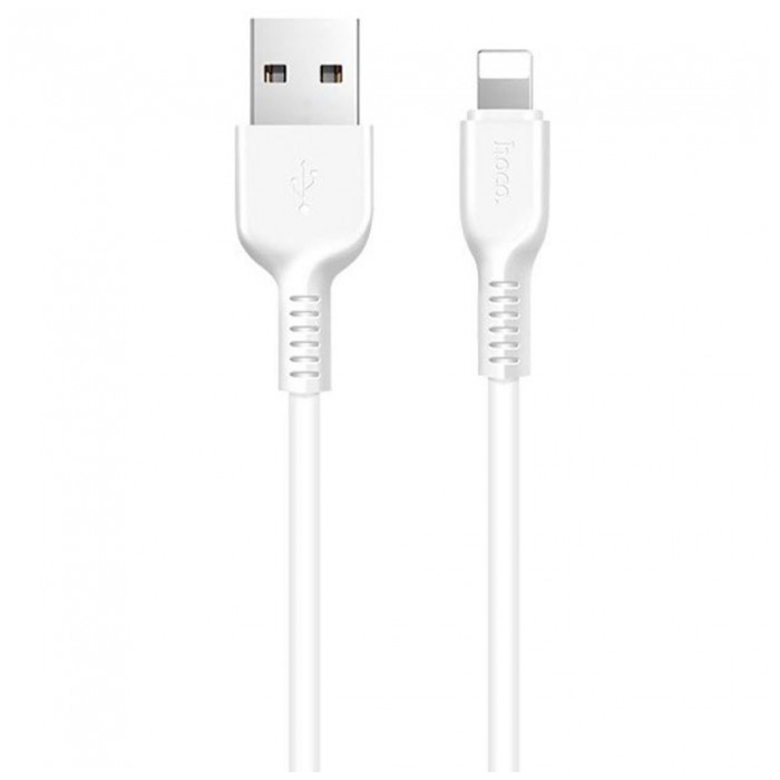 картинка Кабель HOCO Lightning 100cm X20 2.4A White (X20 Lightning White) от магазина КомпьютерЦентр