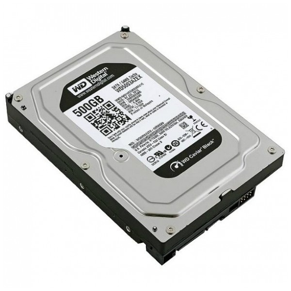 картинка Жесткий диск Western Digital 500Gb 3.5" 200 rpm 64 Mb cache Caviar Black SATAIII (WD5003AZEX) от магазина КомпьютерЦентр