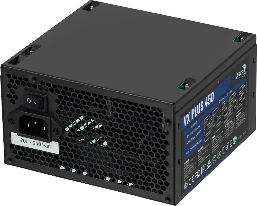 картинка Блок питания Formula ATX 450W AC VX PLUS, RTL, VX-450 PLUS от магазина КомпьютерЦентр