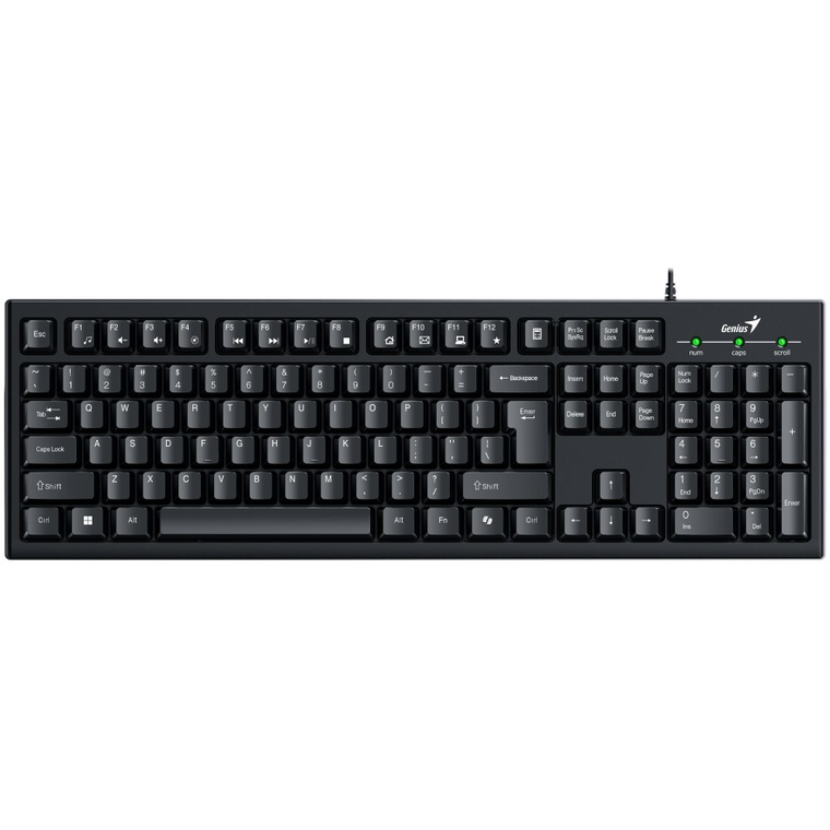картинка Комплект Genius KM-100SE, Черная (клавиатура+мышка) (31330009402) от магазина КомпьютерЦентр
