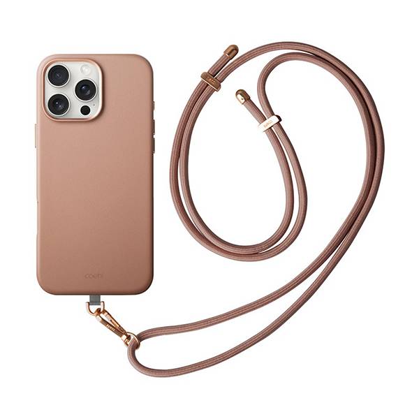 картинка Чехол из искусственной кожи Uniq COEHL MUSE (MagSafe) для iPhone 16 Pro MAX 6.9'',DUSTY NUDE (IP6.9P(2024)-MUSMDNUD) от магазина КомпьютерЦентр