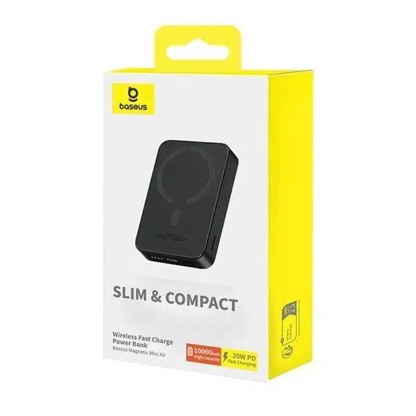 картинка Внешний аккумулятор Baseus OS Magnetic Mini Air 10000mAh 20W cluster black от магазина КомпьютерЦентр