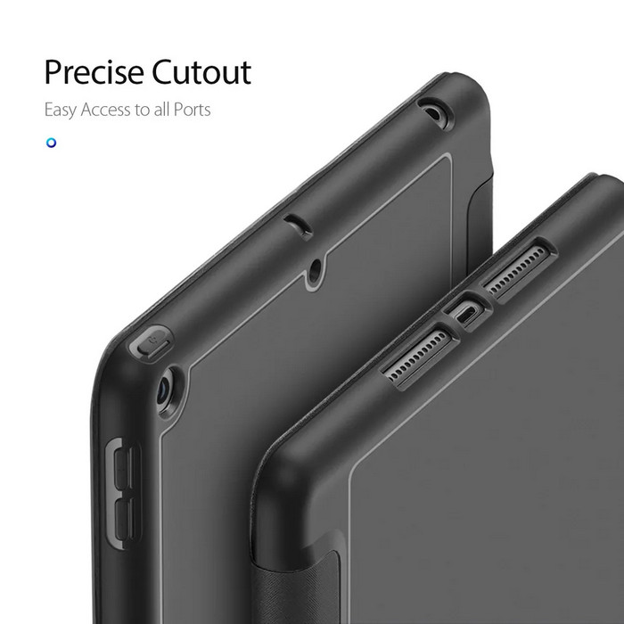 картинка Чехол-книжка для iPad 7/  8/  9 10.2'' Dux Ducis Osom series, черный от магазина КомпьютерЦентр