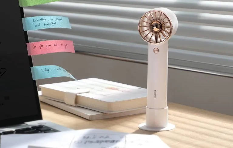 картинка Портативный Вентилятор-Power Bank Baseus Flyer Turbine Fan(4000mAh) iP White от магазина КомпьютерЦентр