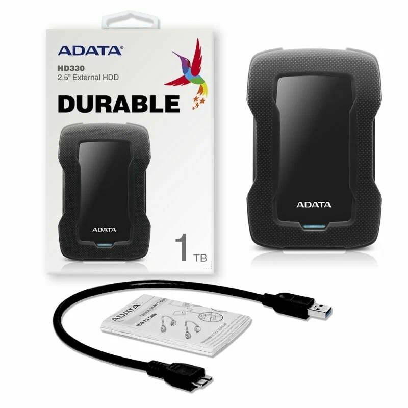 картинка HDD внешний 2Tb A-DATA 2.5'' HD330 DashDrive Durable Black; (AHD330-2TU31-CBK) от магазина КомпьютерЦентр