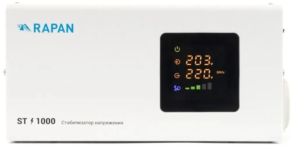 картинка Стабилизатор напряжения Бастион Rapan ST-1000 1000ВА белый 8900 от магазина КомпьютерЦентр