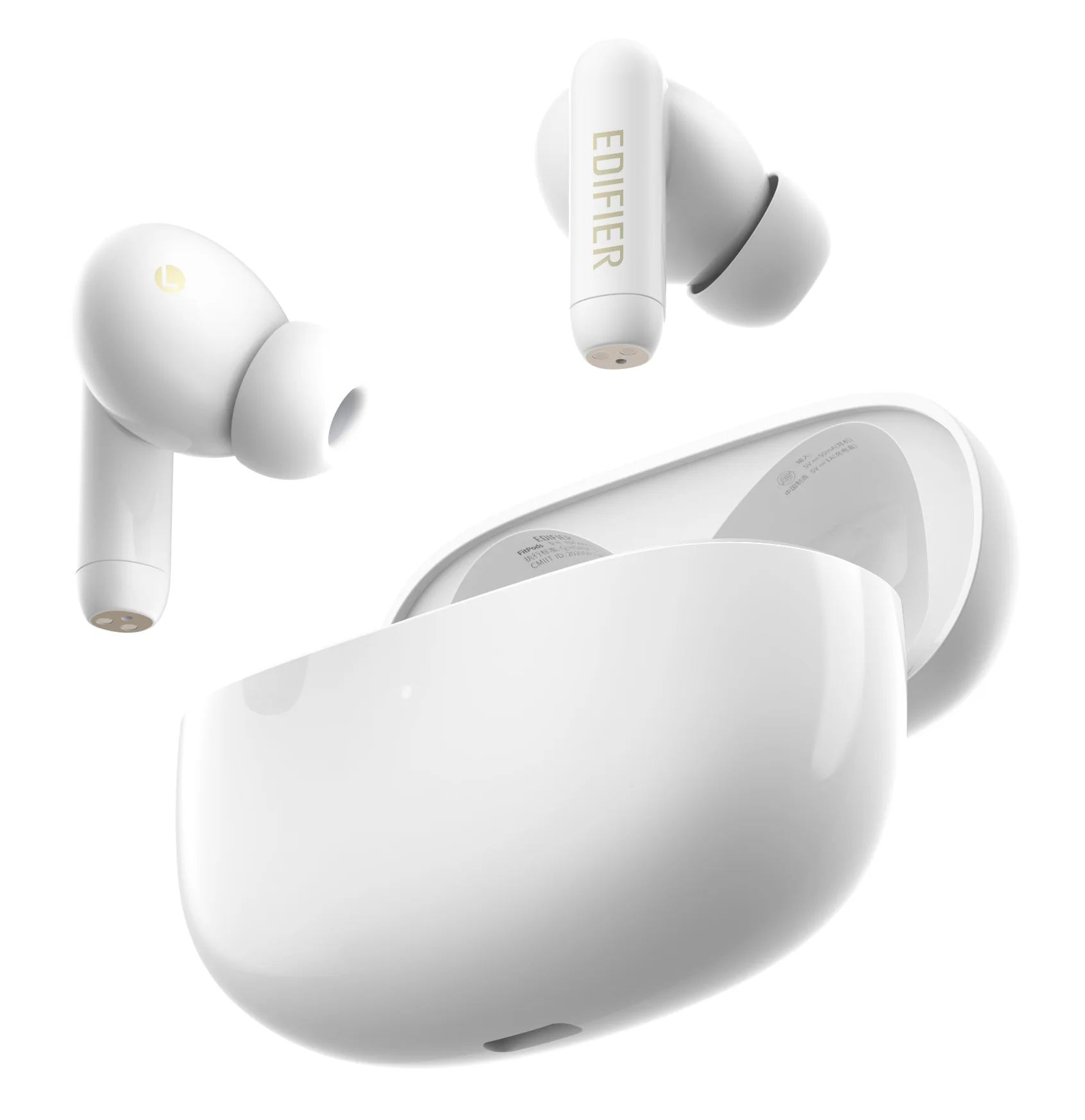 картинка Bluetooth гарнитура Edifier TWS330 NB White Вкладыши от магазина КомпьютерЦентр