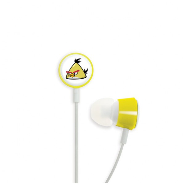 картинка Наушники Gear4 Angry Birds Stereo Heardphone Tweeters Yellow Bird for iPad/ iPhone/ iPod (HAB006) от магазина КомпьютерЦентр