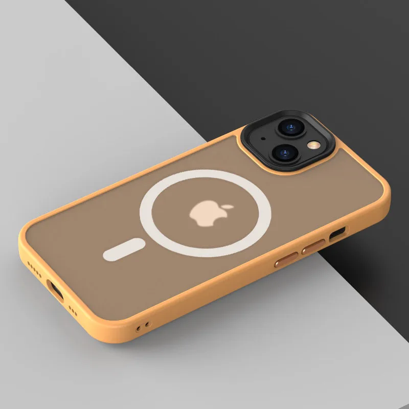 картинка iPhone 15 Pro Max 6,7'' Jingle Matt case MagSafe Orange от магазина КомпьютерЦентр
