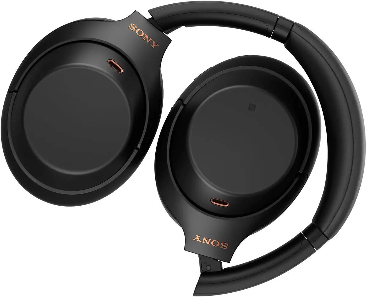 картинка Беспроводные/ проводные наушники Sony WH-1000XM4 Black от магазина КомпьютерЦентр