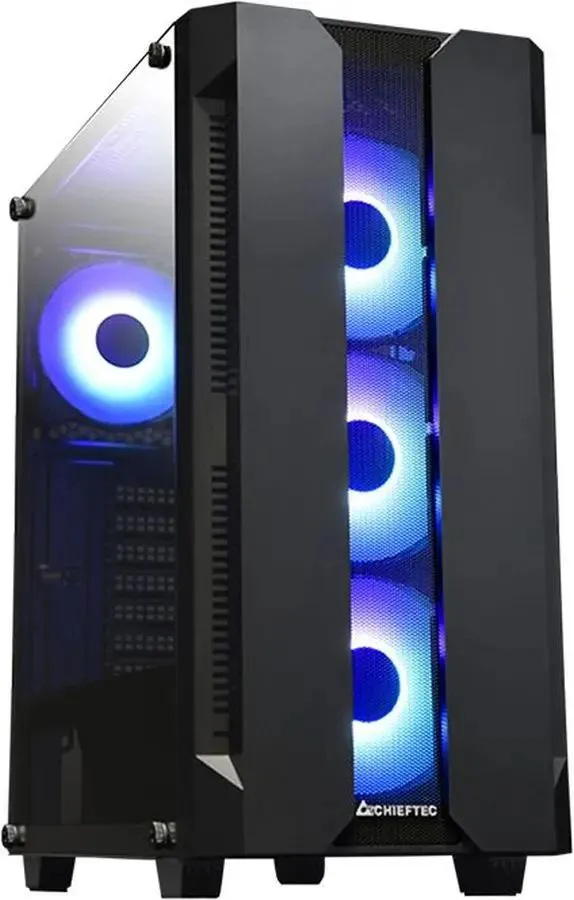 картинка Корпус Chieftec Hunter GS-01B-OP черный без БП ATX от магазина КомпьютерЦентр