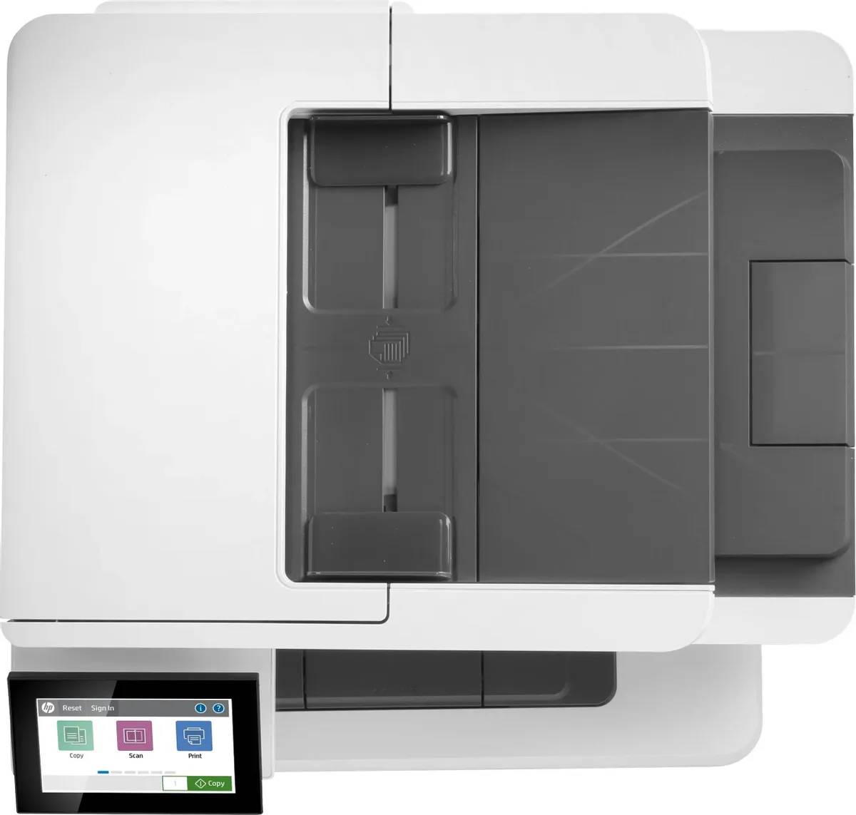 картинка МФУ лазерное HP LaserJet Pro M430f A4 Duplex Net Black/ White (3PZ55A) от магазина КомпьютерЦентр