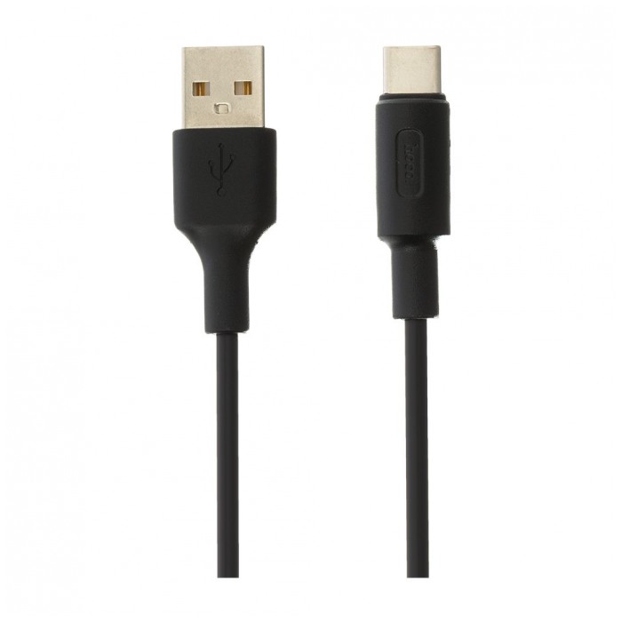 картинка Кабель HOCO Data Cable Type-C 100cm X25 Soarer 2A Black от магазина КомпьютерЦентр