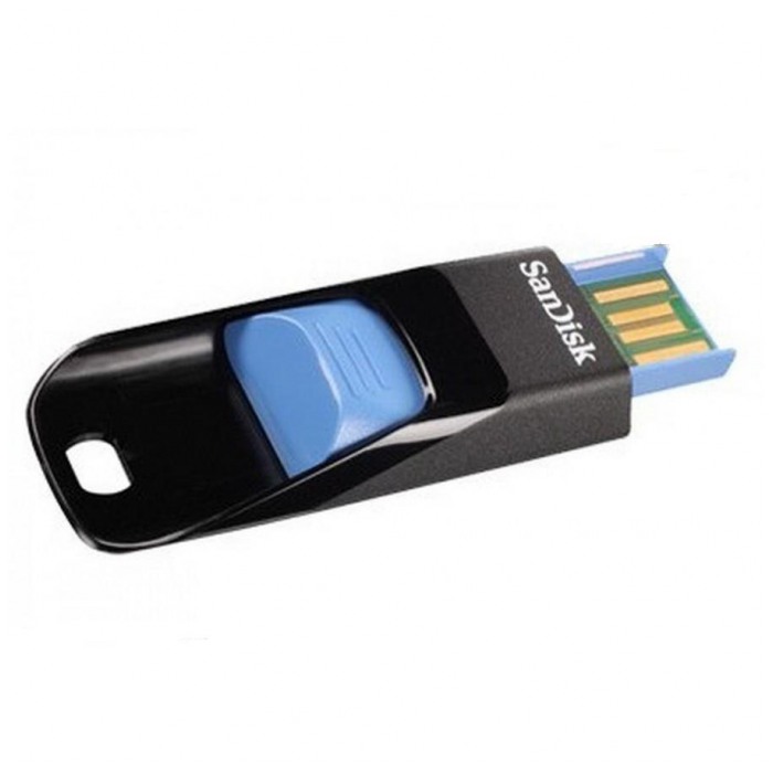 картинка Флешка USB SanDisk 4Gb Cruzer Edge Blue (SDCZ51E-004G-B35B) от магазина КомпьютерЦентр