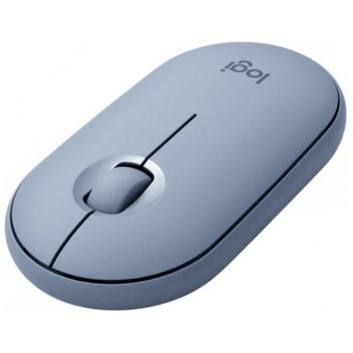 картинка Мышка Logitech M350 Wireless Pebble Blue/ Gray (910-005719) от магазина КомпьютерЦентр