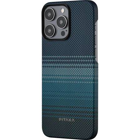 картинка Чехол PITAKA Fusion Weaving MagEZ Case 5 для iPhone 15 Pro MAX 6.7'' принт восход луны (Moonrise) от магазина КомпьютерЦентр
