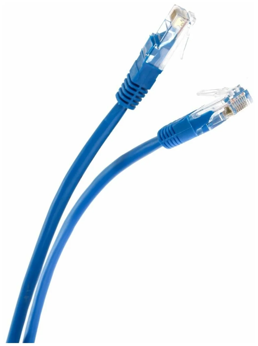 картинка Патч-корд UTP Telecom RJ-45 Cat.5e, 10м, Blue (NA102-L-10M) от магазина КомпьютерЦентр