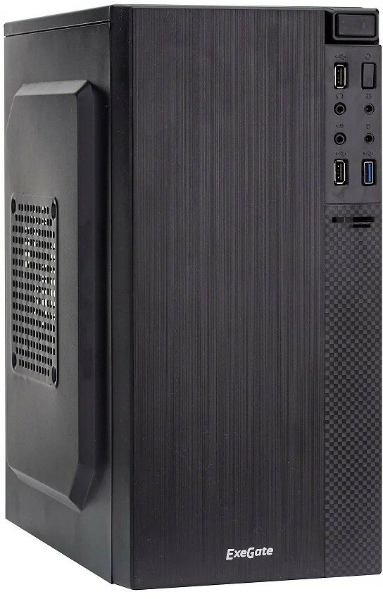 картинка Корпус Minitower Exegate EX277807RUS BAA-104U Black, mATX, без БП от магазина КомпьютерЦентр