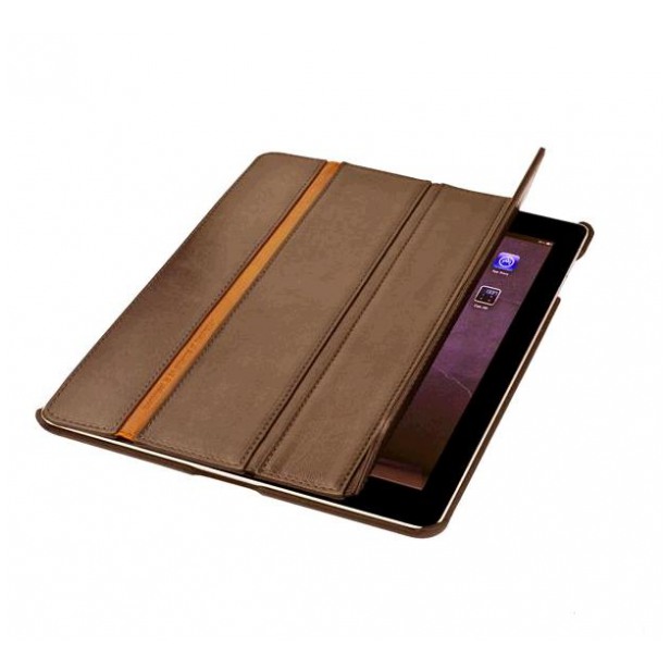 картинка Чехол Teemmeet Smart Line Cognac for iPad 2 (SM03730701) от магазина КомпьютерЦентр
