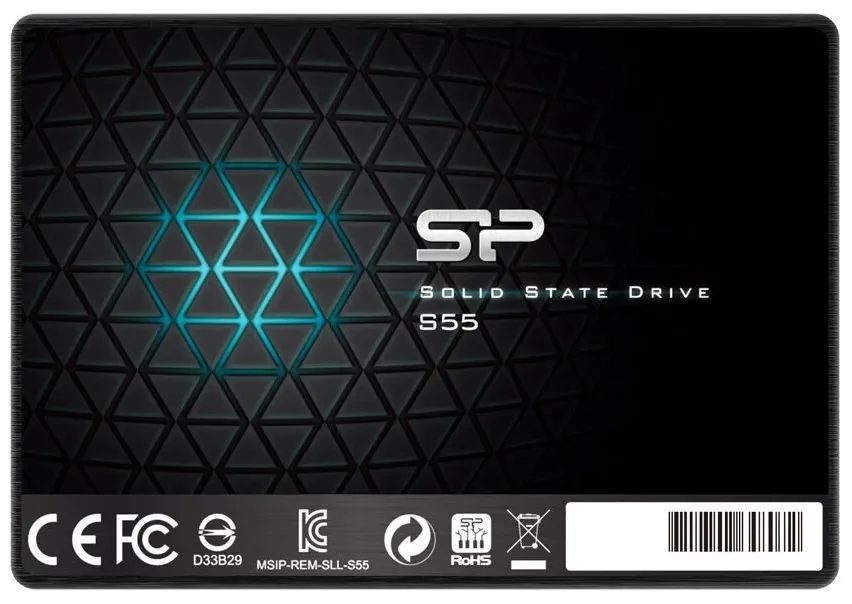 картинка SSD накопитель 480 Гб 2.5'' SiliconPower Slim S55 SATAIII (SP480GBSS3S55S25) от магазина КомпьютерЦентр