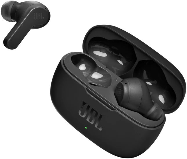картинка Bluetooth гарнитура JBL Wave 200TWS Black от магазина КомпьютерЦентр