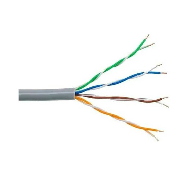 картинка Кабель витая пара Bion BCL-U5510-181 U/ UTP, кат.5e, 4x2x0,51 мм AWG 24, медь, одножильный, PVC, для внутренней прокладки, 305м, серый от магазина КомпьютерЦентр