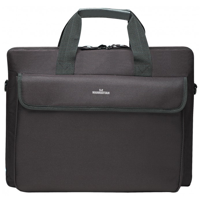 картинка Сумка Manhattan Notebook Case-London Briefcase 15.6″ Black (438889) от магазина КомпьютерЦентр