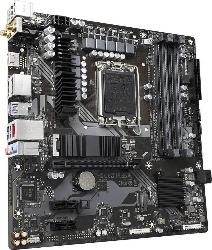 картинка Материнская плата Gigabyte B760M DS3H AX DDR4 Soc-1700 от магазина КомпьютерЦентр
