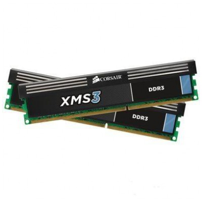 картинка Набор модулей памяти Corsair DIMM DDR3 8Gb (2x4Gb) 1600MHz PC3-12800 XMS3 (CMX8GX3M2A1600C9) от магазина КомпьютерЦентр