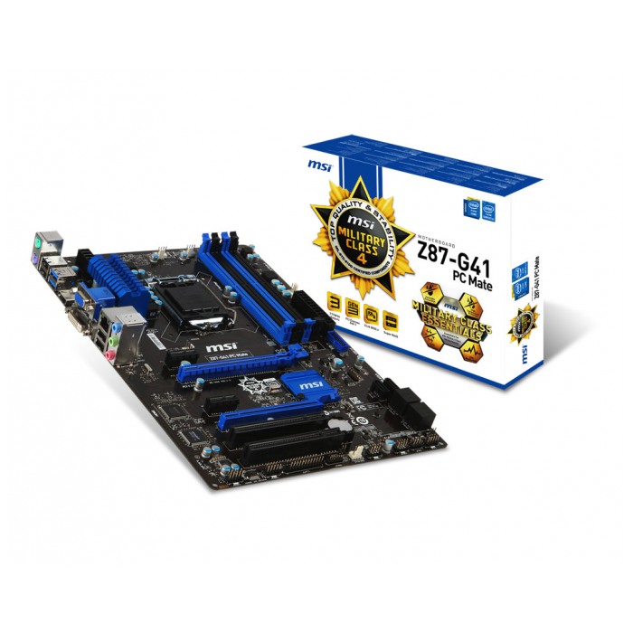 картинка Материнская плата MSI Z87-G41 PC Mate (Z87-G41) от магазина КомпьютерЦентр