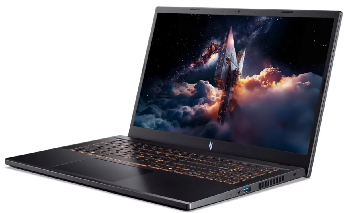 картинка Ноутбук Acer Nitro V15 ANV15-52-5546 15,6'' IPS (1920x1080) 165Hz/  Intel Core 5 210H (8/ 12)/  16Gb/  512Gb SSD/  GeForce RTX 5050 8Gb GDDR7/  76Wh/  NoOS (NH.QZ7CD.00B) от магазина КомпьютерЦентр