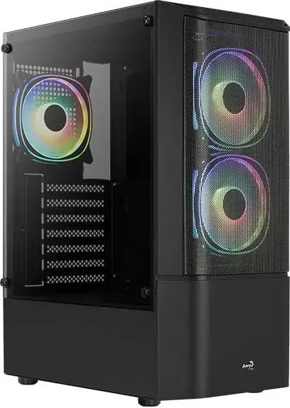 картинка Корпус Aerocool Quantum Mesh-G-BK-v2 черный без БП ATX, ACCM-PV31033.11 от магазина КомпьютерЦентр