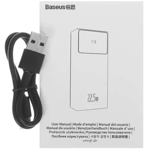 картинка Power Bank Baseus Star-Lord 30000mAh 22.5W Black (With Charging Cable USB to Type-C 3A 0.3m Black) от магазина КомпьютерЦентр