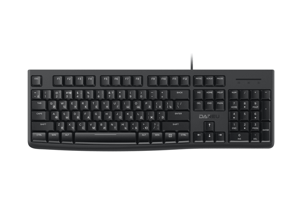 картинка Клавиатура Dareu LK185 Black от магазина КомпьютерЦентр