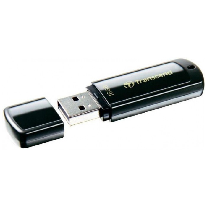 картинка Флешка USB Transcend 16Gb JetFlash 350 Black (TS16GJF350) от магазина КомпьютерЦентр