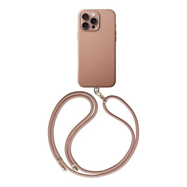 картинка Чехол из искусственной кожи Uniq COEHL MUSE (MagSafe) для iPhone 16 Pro MAX 6.9'',DUSTY NUDE (IP6.9P(2024)-MUSMDNUD) от магазина КомпьютерЦентр