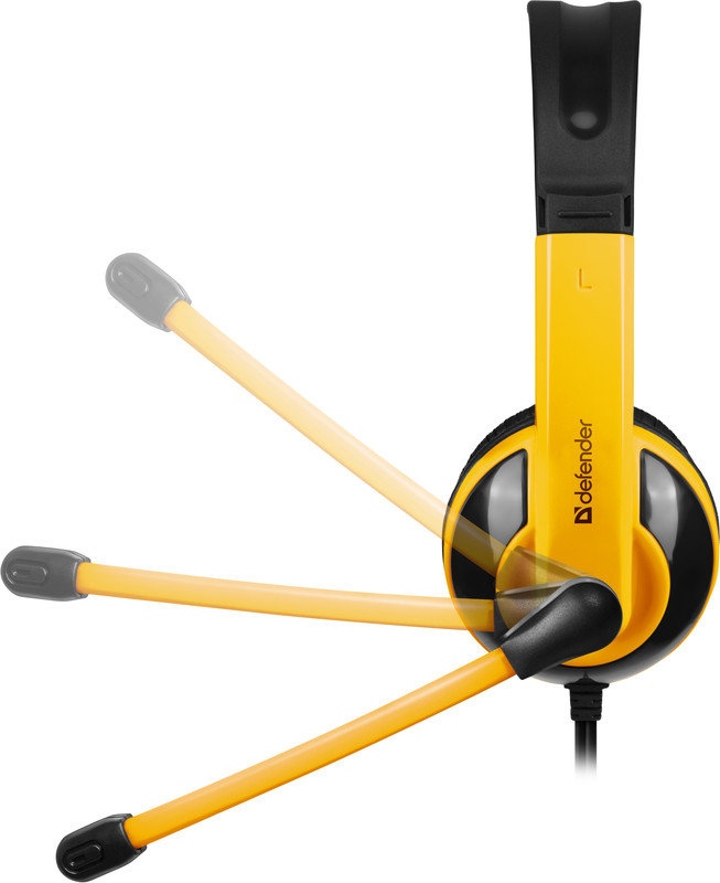 картинка Гарнитура Defender Warhead G-120 Black/ Orange Gaming (64099) от магазина КомпьютерЦентр