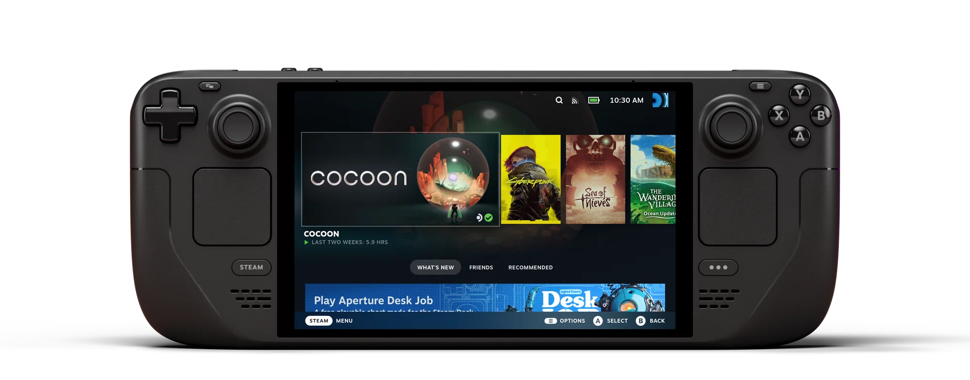 картинка Портативная игровая консоль Valve Steam Deck OLED 512Gb Black от магазина КомпьютерЦентр