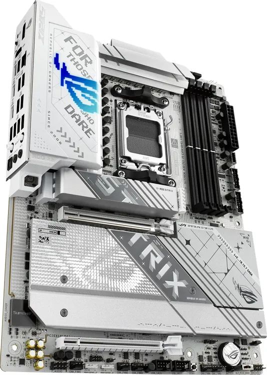 картинка Материнская плата ASUS ROG STRIX X870-A GAMING WIFI, AM5, AMD X870, 4*DDR5, 2*SATA, 4*M.2, DP+HDMI, 7.1, ATX от магазина КомпьютерЦентр