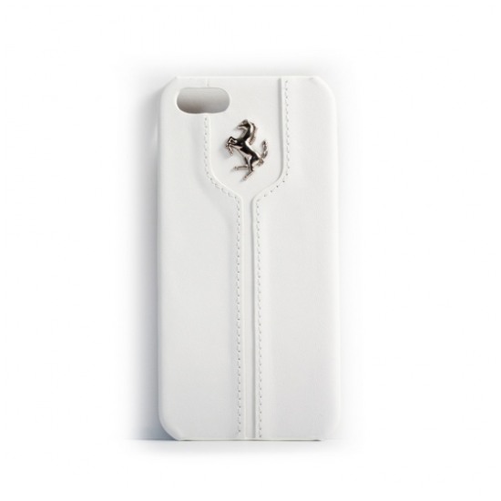 картинка Чехол CG Mobile Ferrari Montecarlo Collection Leather Hand Case White for iPhone 5/ 5s (FEMTHCP5WH) от магазина КомпьютерЦентр