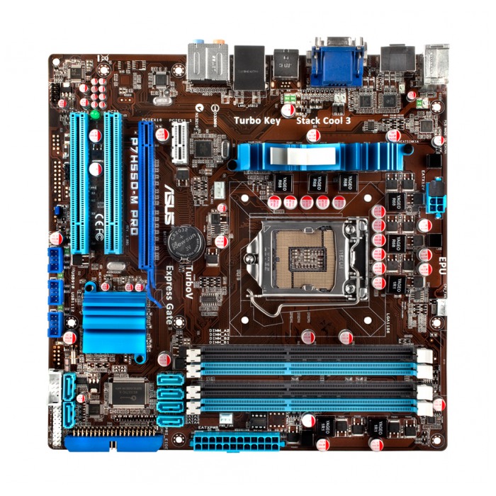 картинка Материнская плата Asus P7H55D-M Pro (90-MIBCP0-G0EAY0KZ) от магазина КомпьютерЦентр